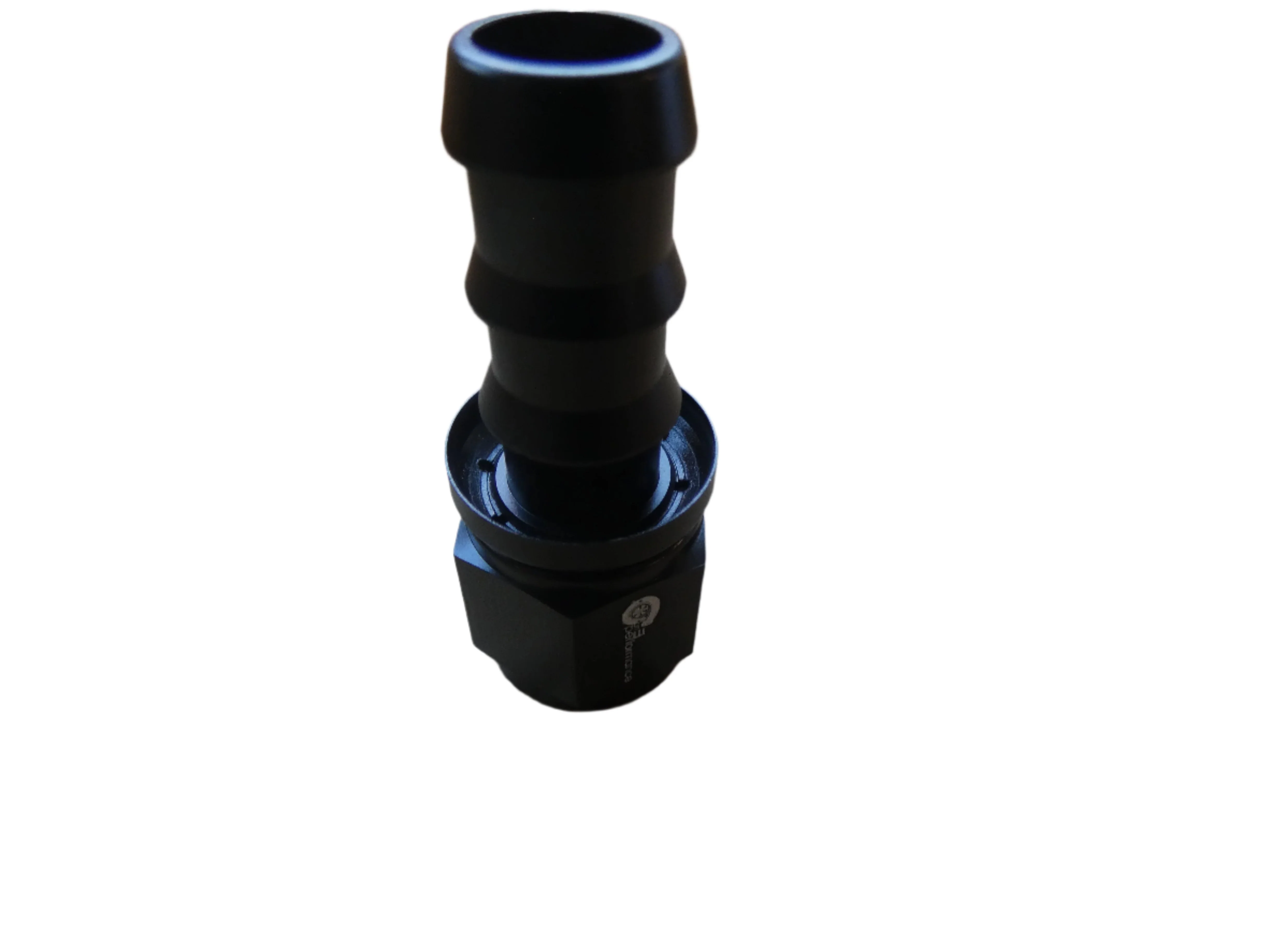 10an Straight Pushloc Hose End- Black - Image 2