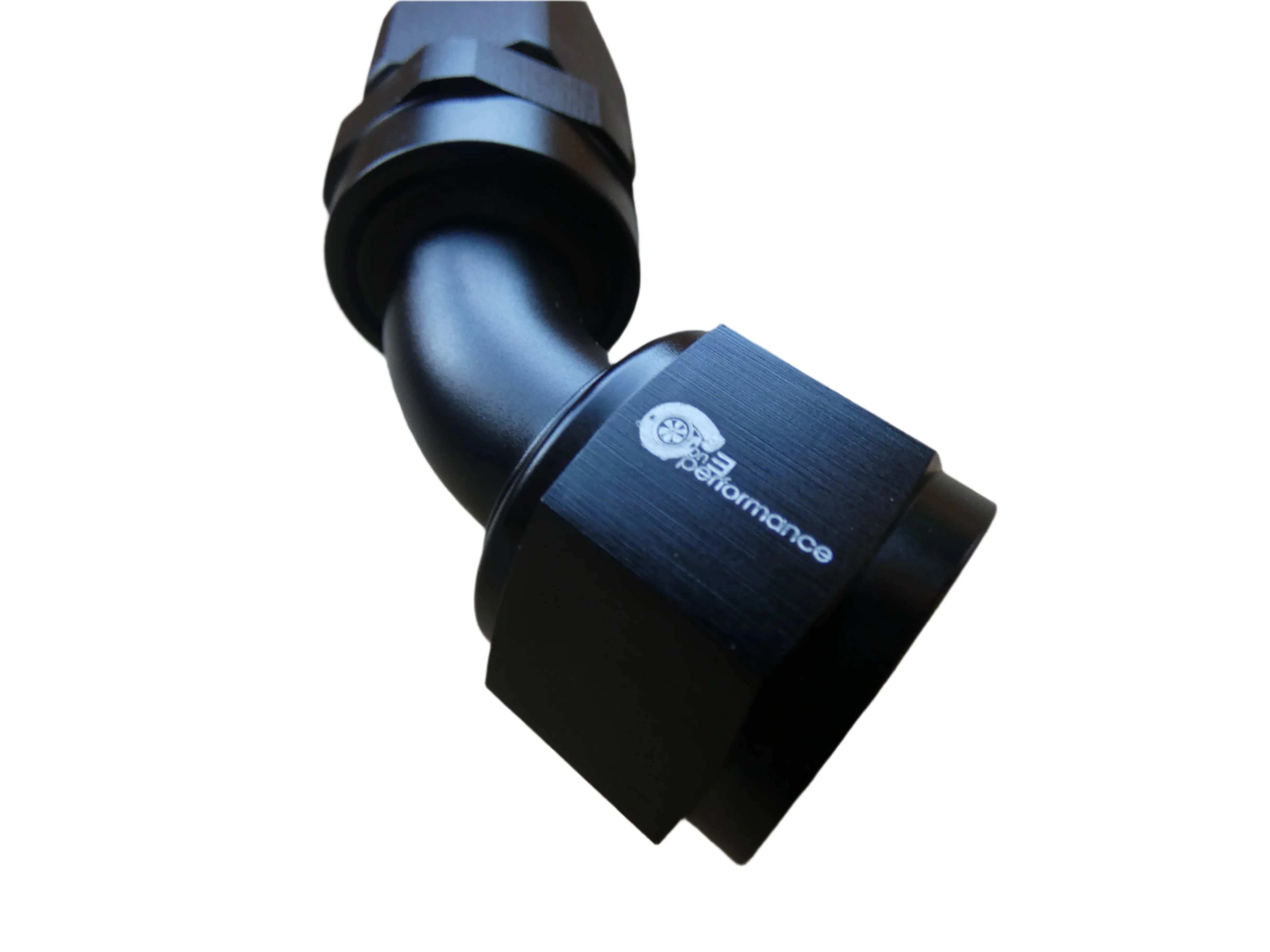 12an 45° Hose End- Black - Image 2