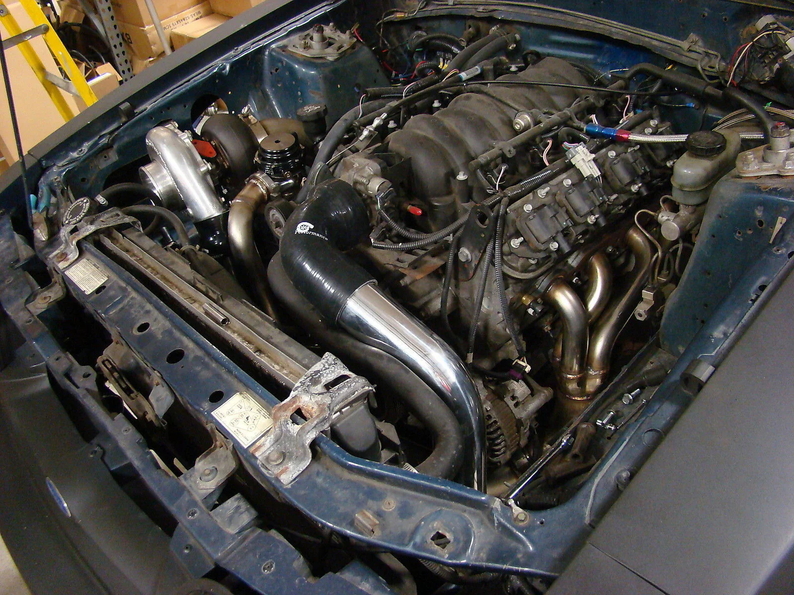 (1979 - 1993) Mustang LSX Swapped Foxbody Single Turbo System - Image 4
