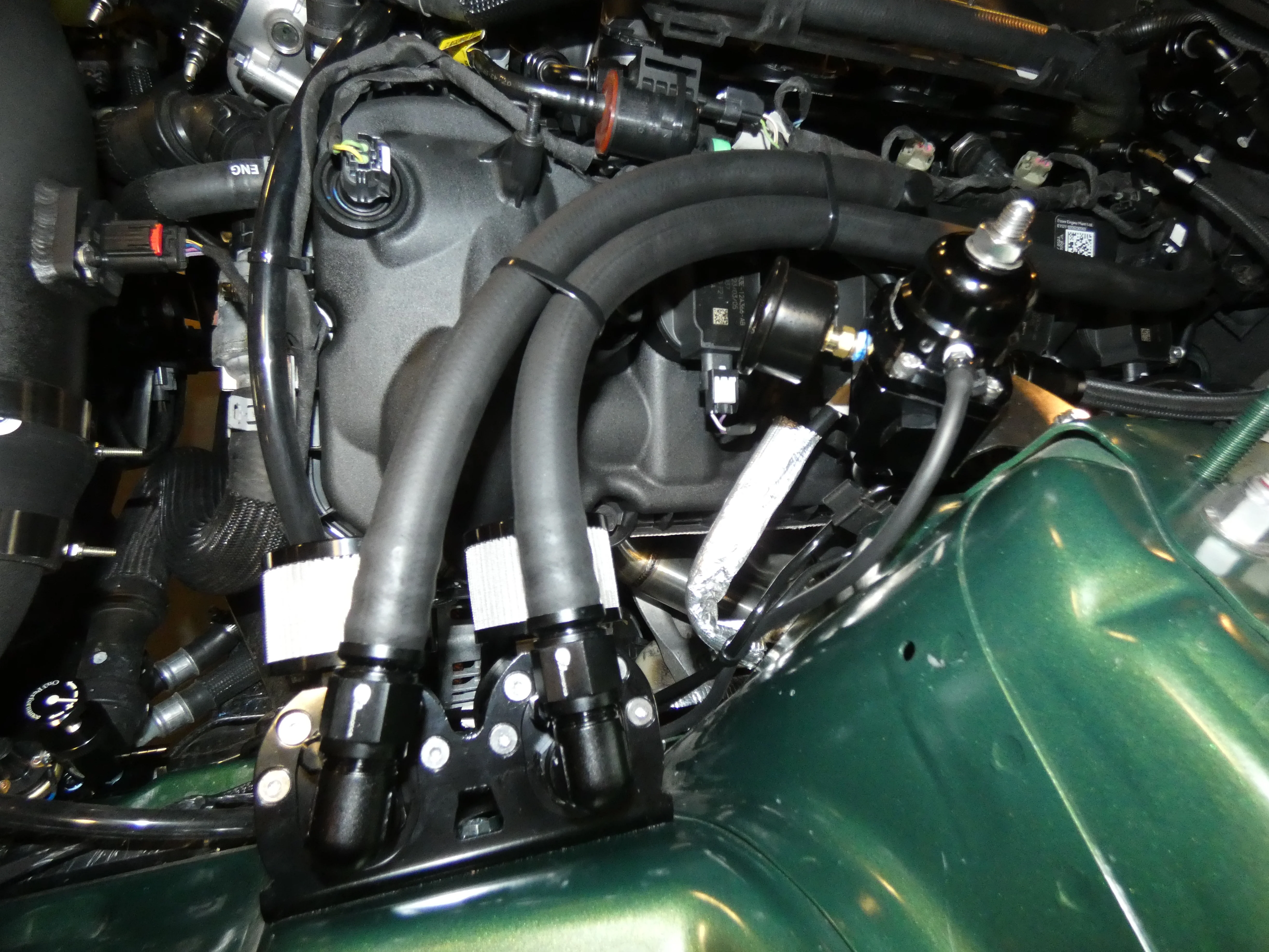 (2015 - 2023) Mustang GT Mid Mount Catch Can Kit - Image 2