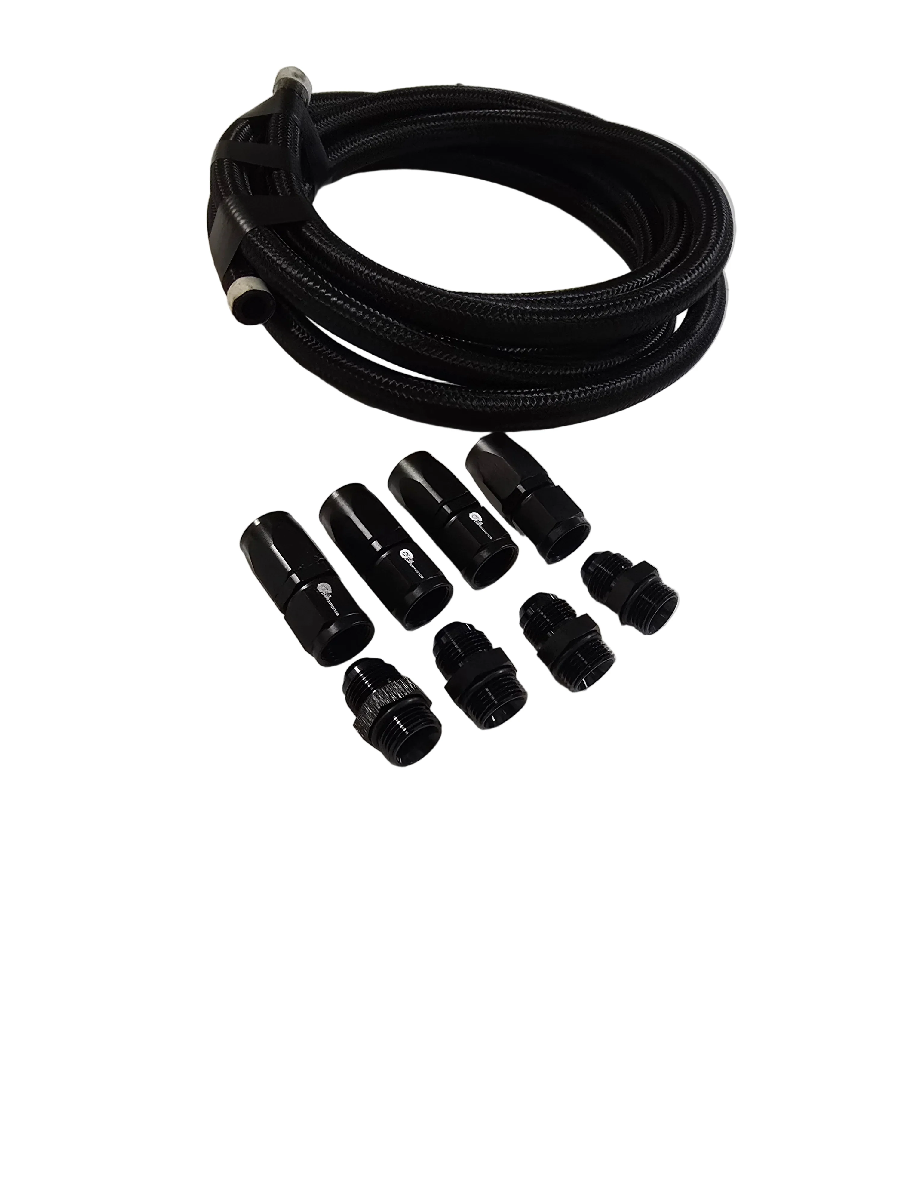 AN Fitting Upgrade Kit for Oil Filter Relocation Kit - 5.0 / 4.6 2v / 3v / 4v Only