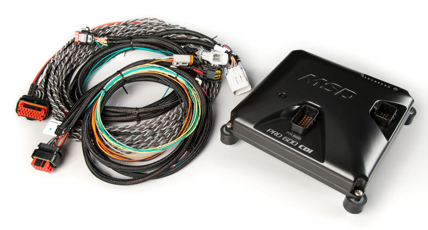 MSD PRO 600 CDI IGNITION AND COIL KIT - BLACK COILS - Image 2