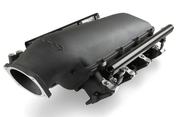 HOLLEY LS GM LO-RAM EFI MANIFOLD LS1/2/6 *RAW/ BLACK AVAILABLE* - Image 4