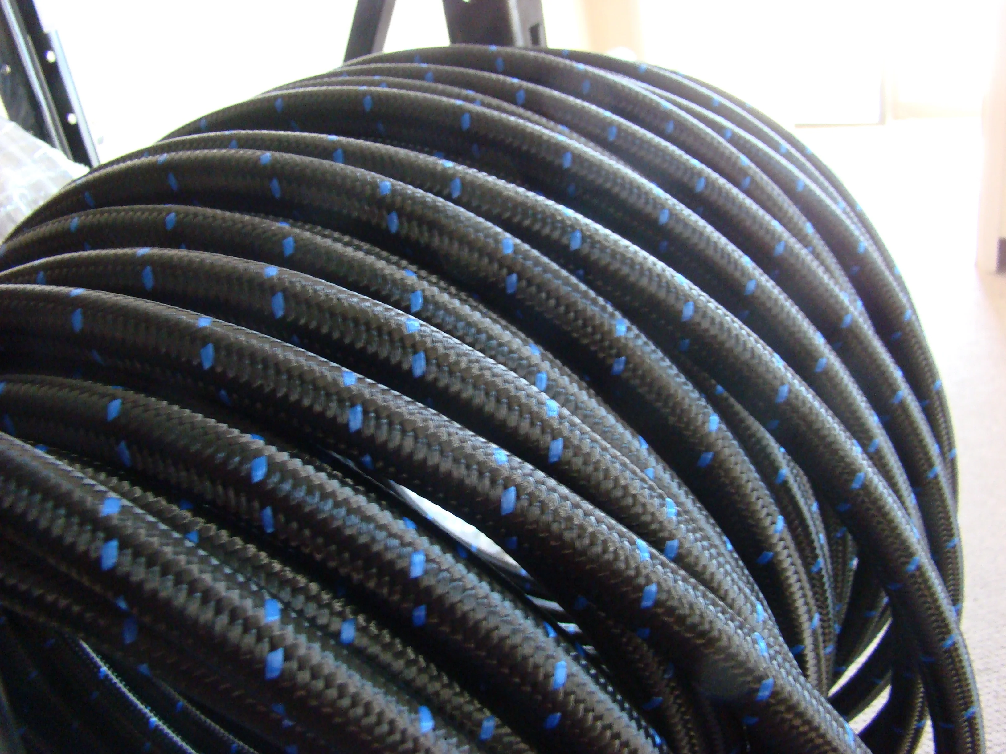 12an Black Braided Nylon Line w/ Steel Re-Enforcement - Image 3