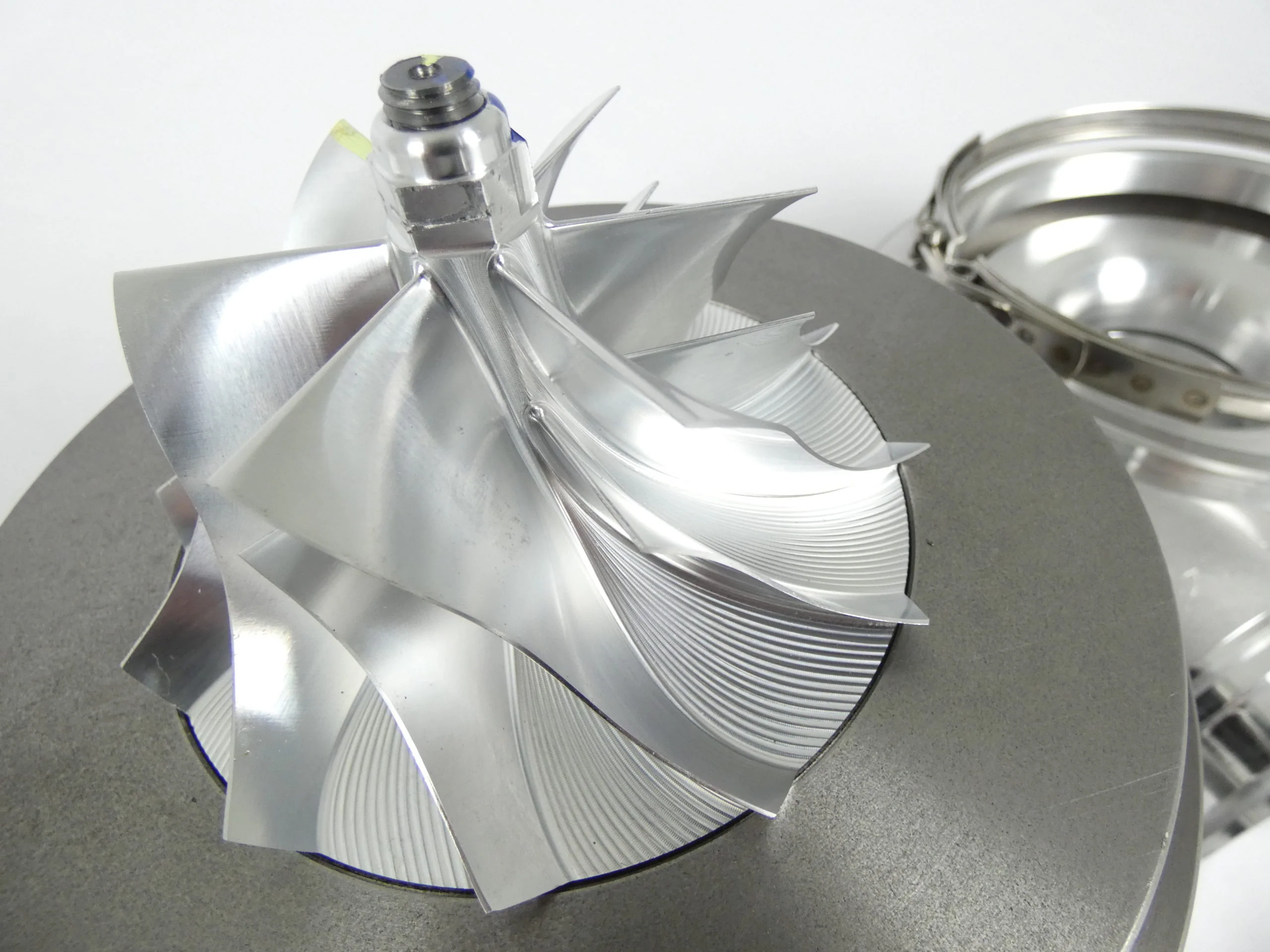 80mm CNC Billet Wheel Turbocharger T6 Pro-Mod V-band Exhaust Housing - Image 6
