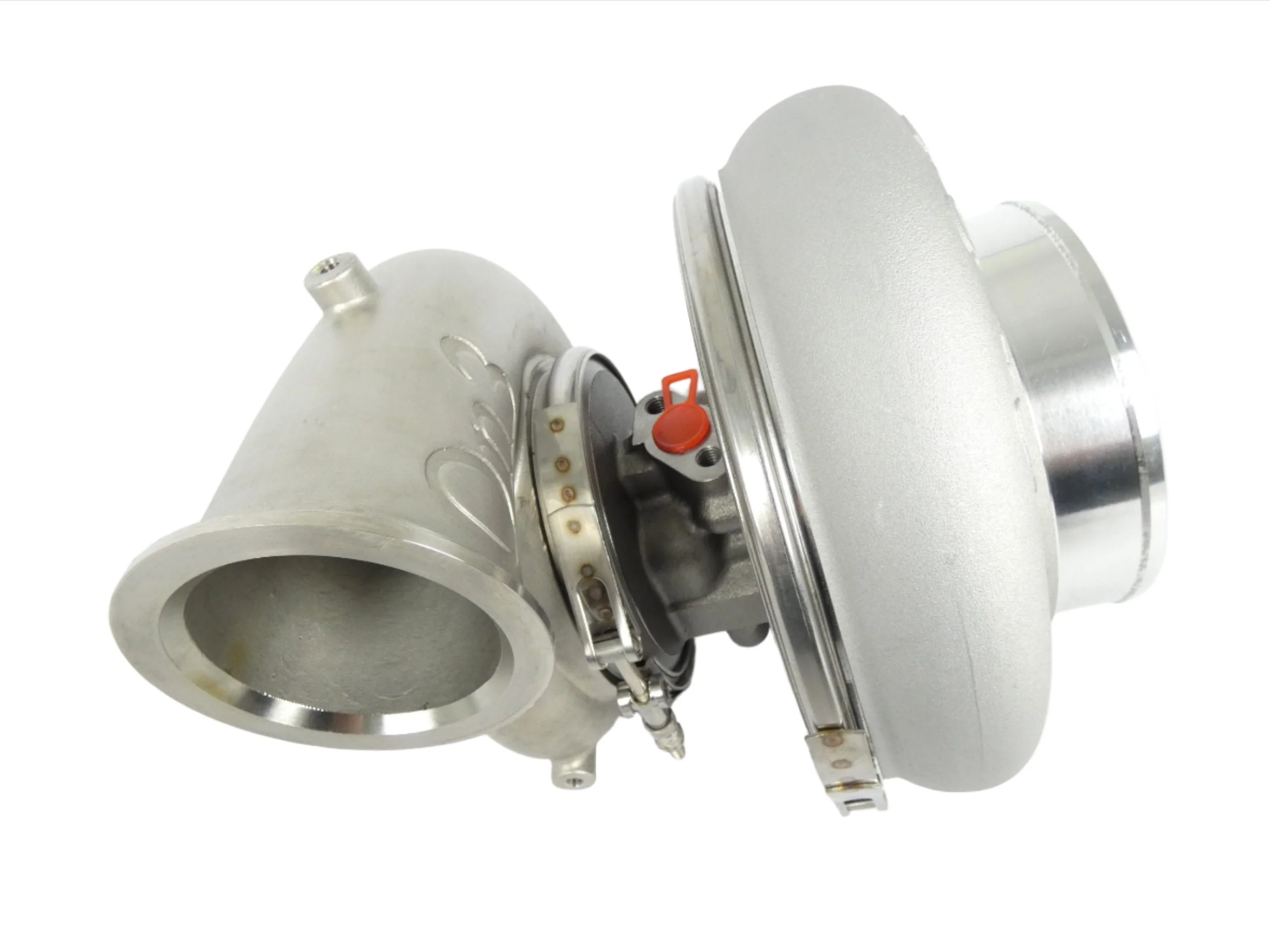 94mm CNC Billet Wheel Turbocharger T6 Stainless V-Band Exhaust Housing - Image 3