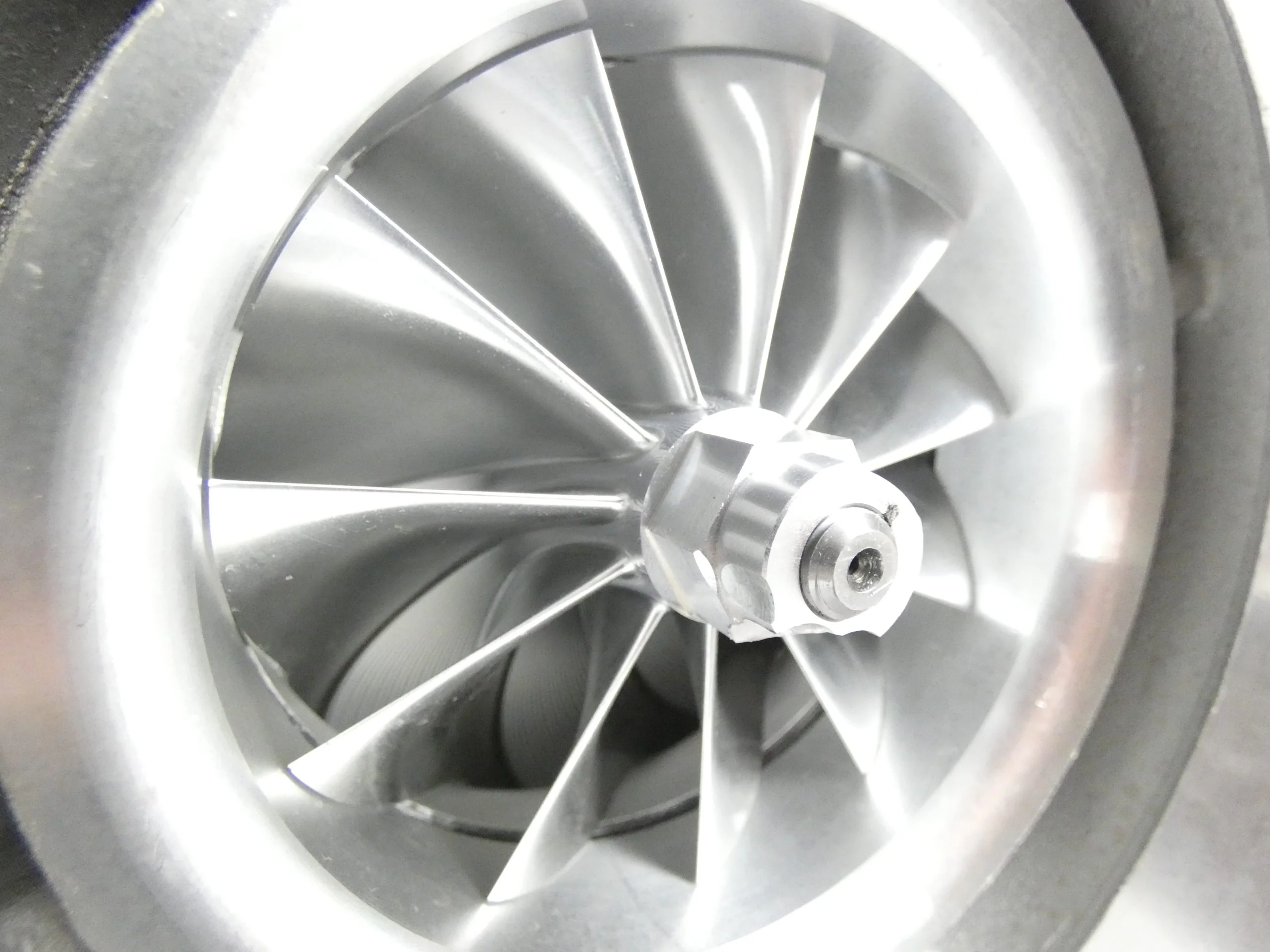 94mm CNC Billet Wheel Turbocharger T6 Stainless V-Band Exhaust Housing - Image 6