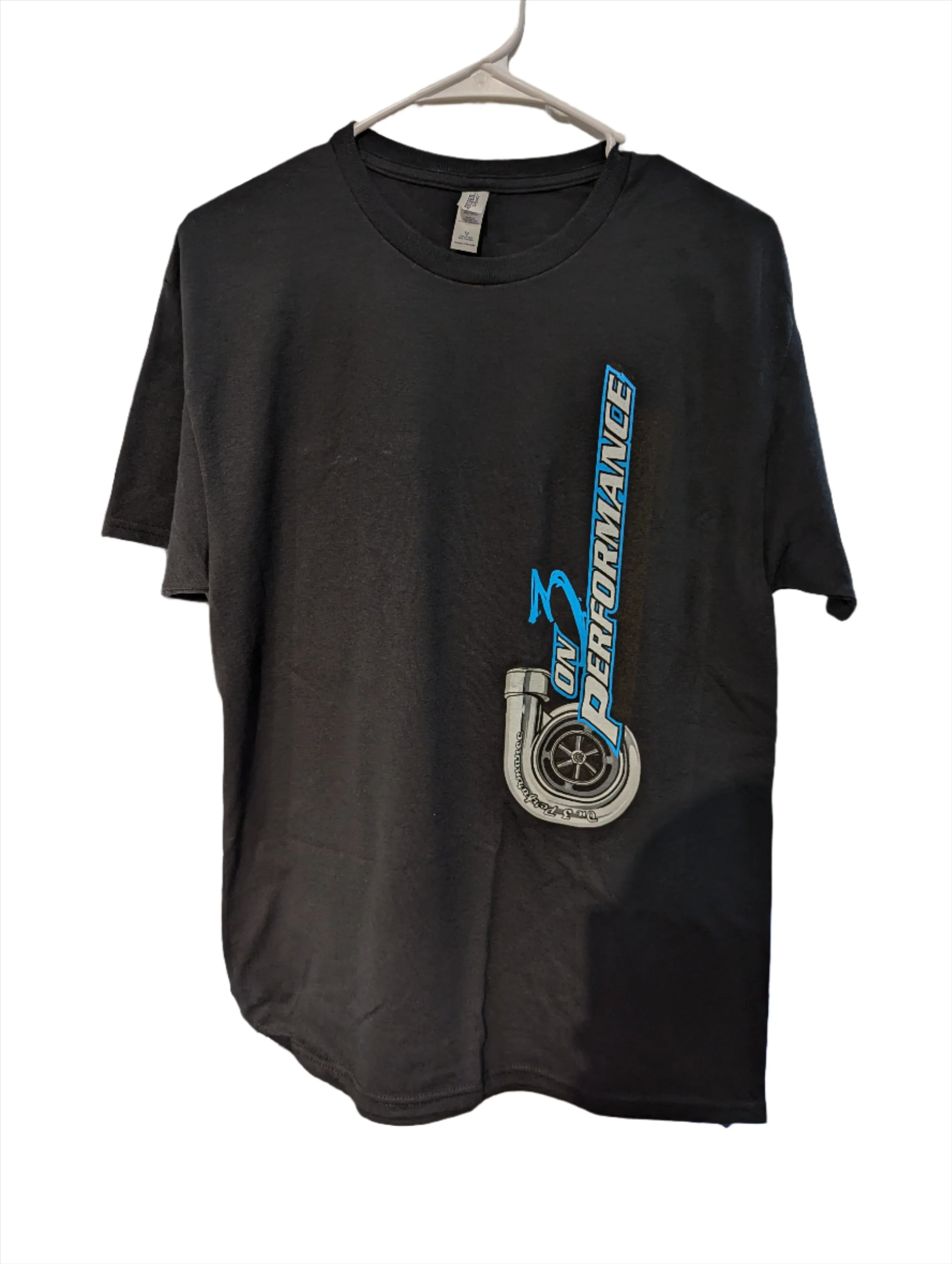 On 3 Performance Black Shop T-Shirt *Choose from 4 different logo colors* - Image 3
