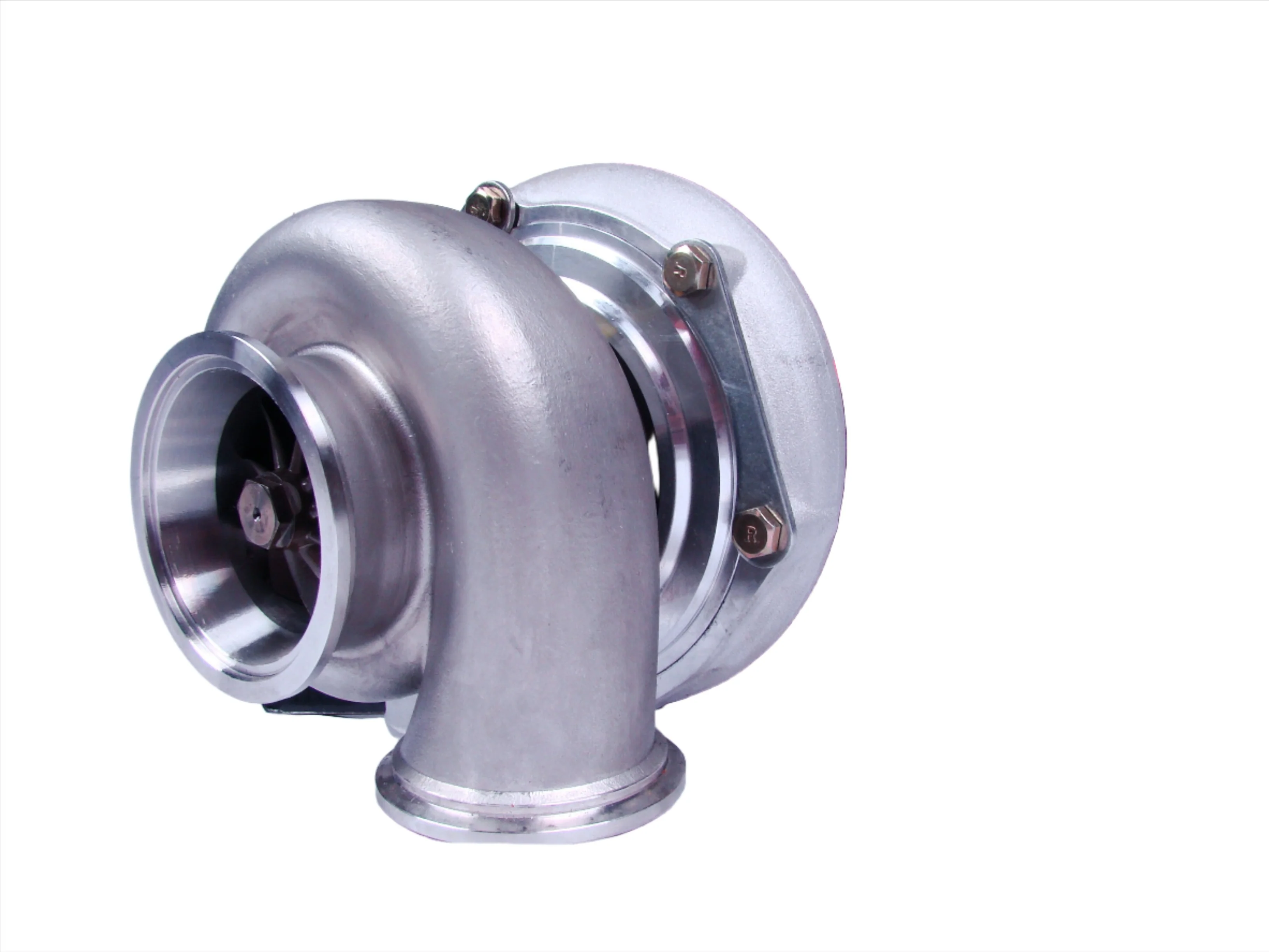 GT30 Stainless Steel T3 .63a/r V-band Inlet / Outlet Exhaust Housing - Image 2