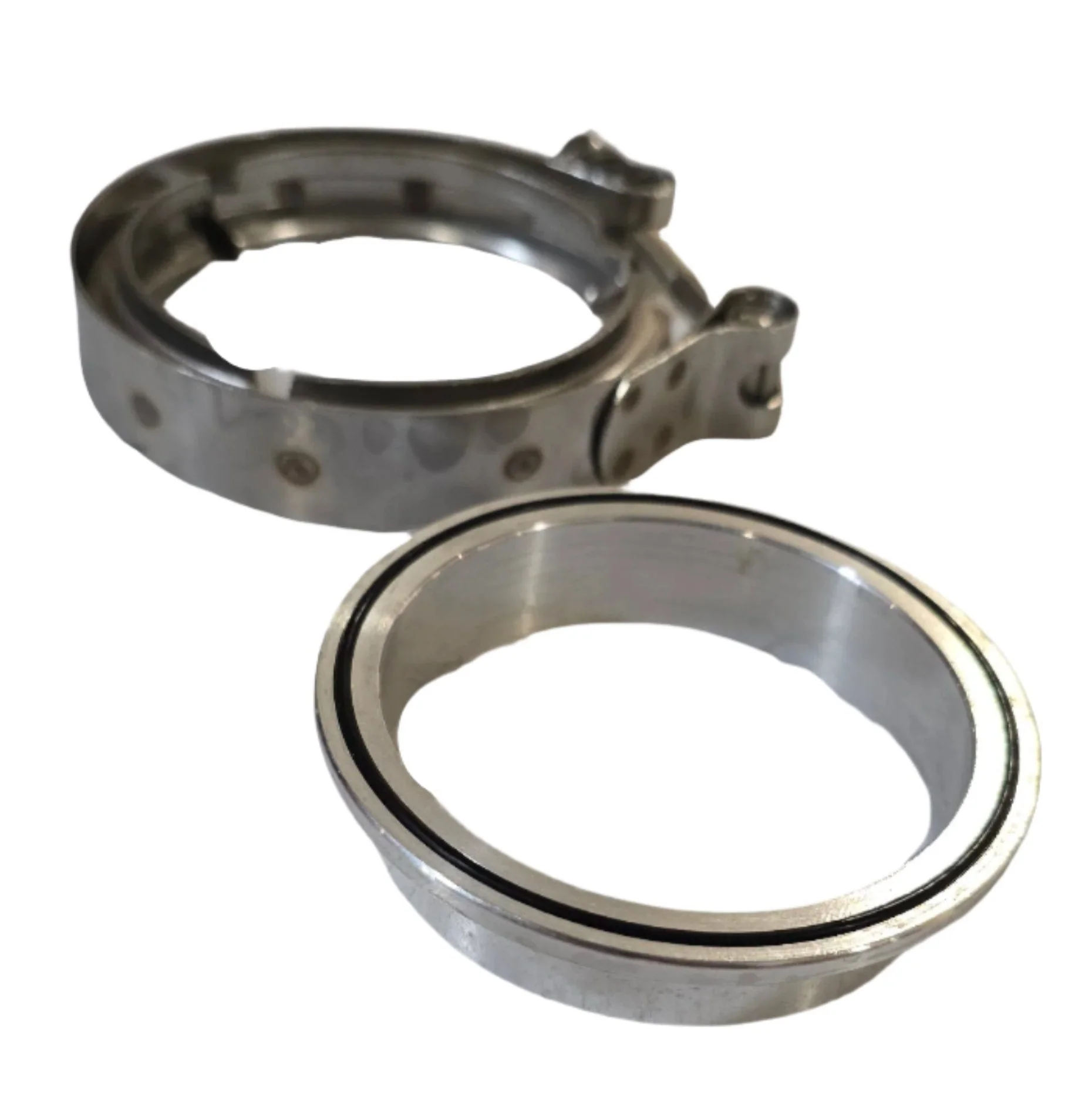 S400 80mm or 86mm T6 Turbo Compressor Housing Outlet Flange / Clamp Kit - Image 2